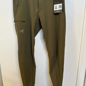 Arc'teryx Gamma LT pants. Men's size L. Color: Taan Forest